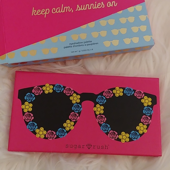 💖FIRM! NWT TARTE SUGAR RUSH KEEP CALM SUNNIES ON EYESHADOW PALETTE - Picture 1 of 7